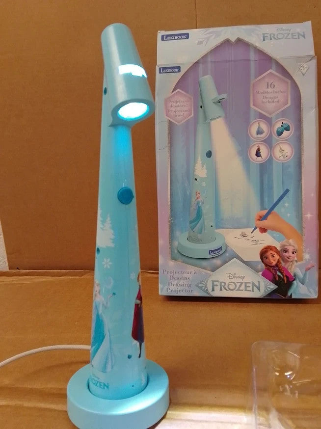 Disney Frozen Lexibook Drawing Projector Kids Art Toy Blue White CRP10FZLXB New