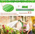Garden Hose Pipe Expandable Anti Leakage Flexible Expanding Spray Green New