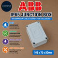 ABB IP65 Junction Box Waterproof Cable Connector Enclosure 105x70x50mm Durable