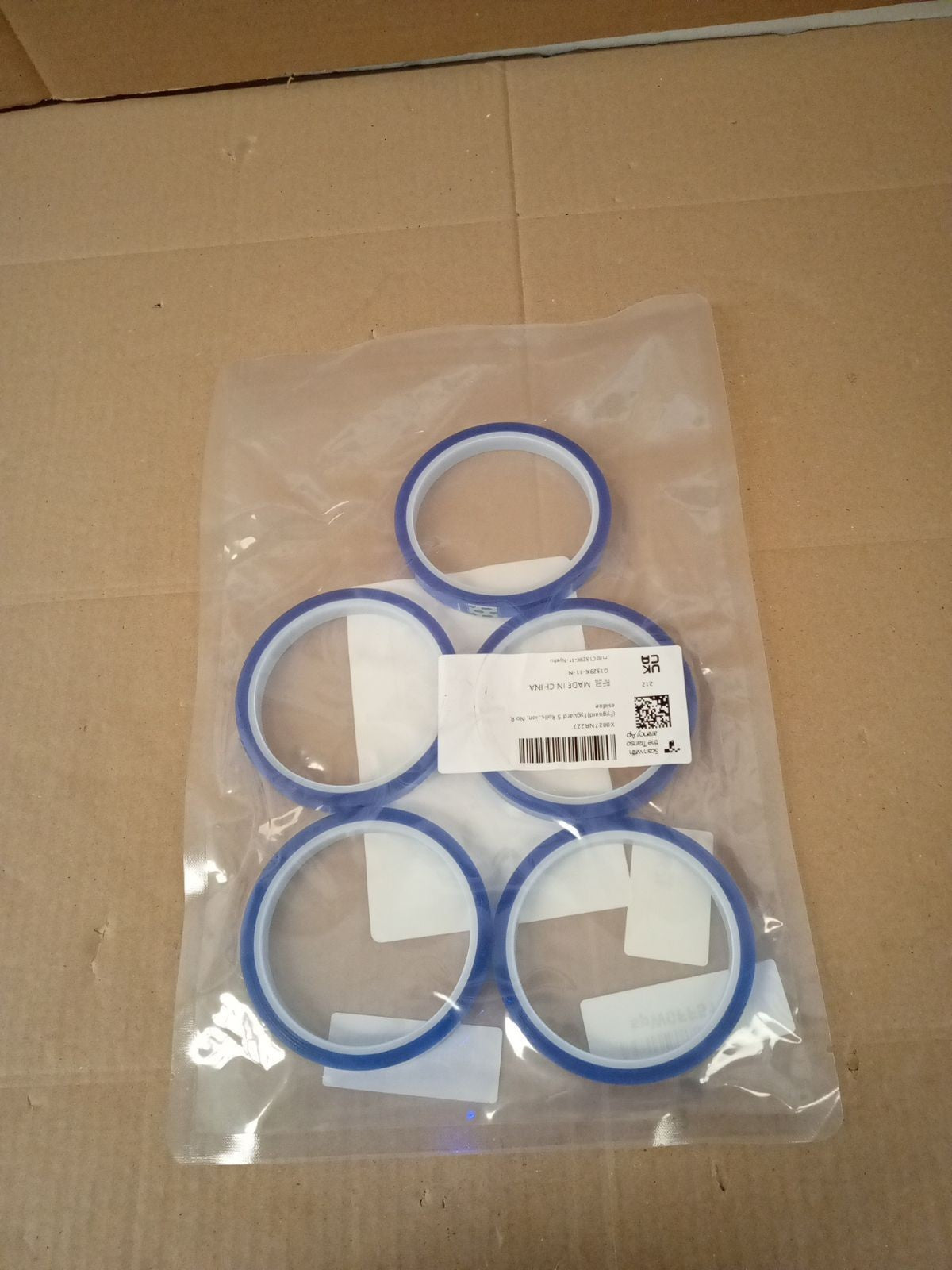 Fyguard 5 Rolls Sublimation Heat Tape 10mmx30m Blue PET Heat Resistant Tape New