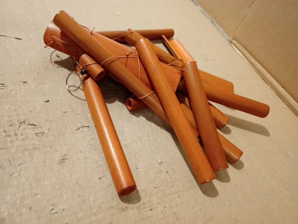 Wood Wind Chime 10 Tubes Musical Bells Outdoor Indoor For Garden Decoration New