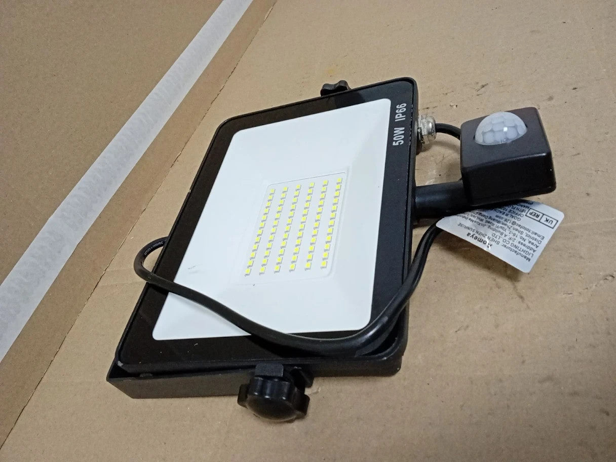 Aomeya Motion Sensor Outdoor Security Light 50W 4750 Lumen LED Floodlights New
