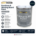 Rust-Oleum Furniture Skirting Board Paint Satin My Husband Said No 750ml Design