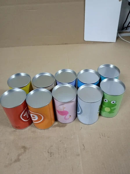 Jaques Of London Premium Tin Can Alley Game Throwing Outdoor Toy Classic 3+