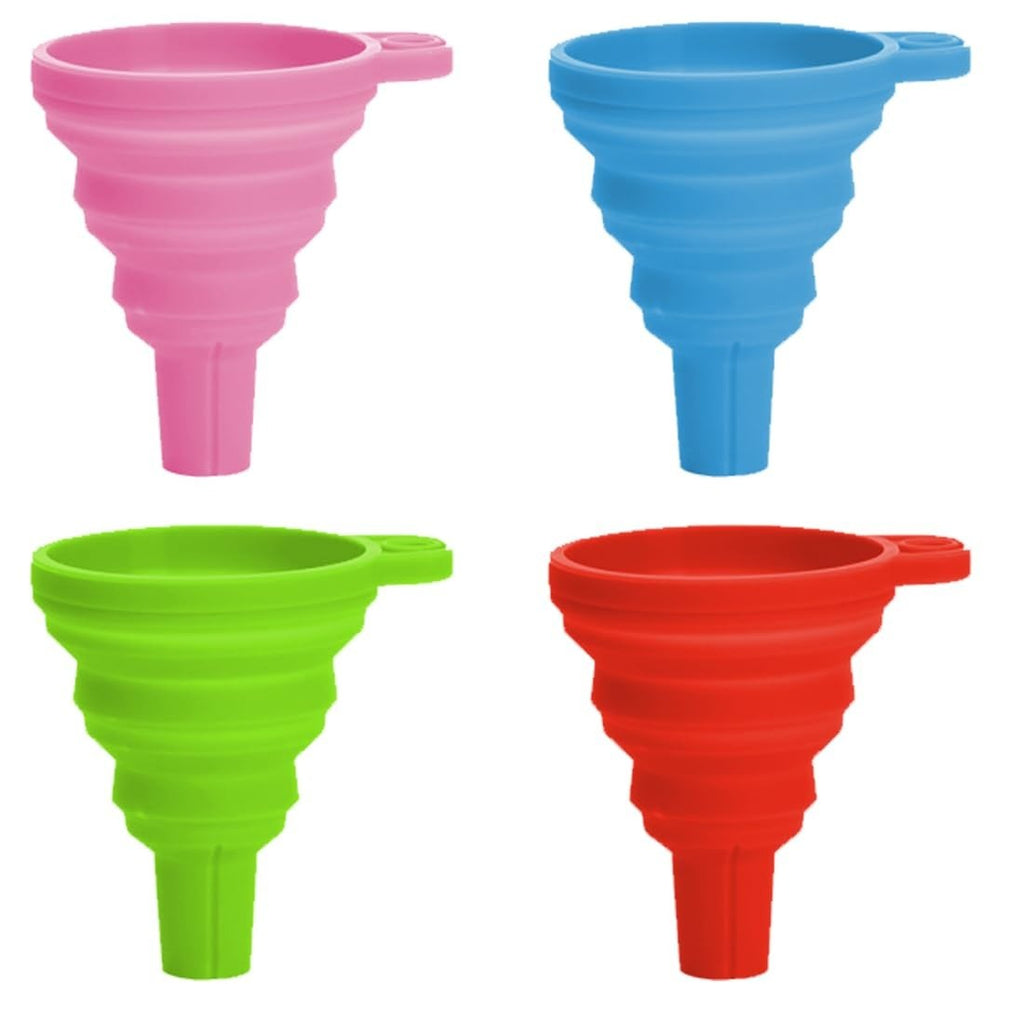 Zybhmje 4pcs Foldable Collapsible Kitchen Accessories Silicone 7.5cm Dia New