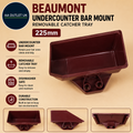 Beaumont Undercounter Cork Cap Catcher Mount 25mm Depth Bars Restaurants
