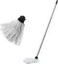 Addis Cotton Mop Made Recycled Cotton 3 Piece Handle Extra Replacement Head New