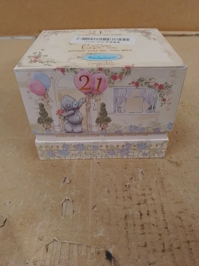 Me To You Tatty Teddy Luxury Bone China Mug Gift Box 21st Birthday New