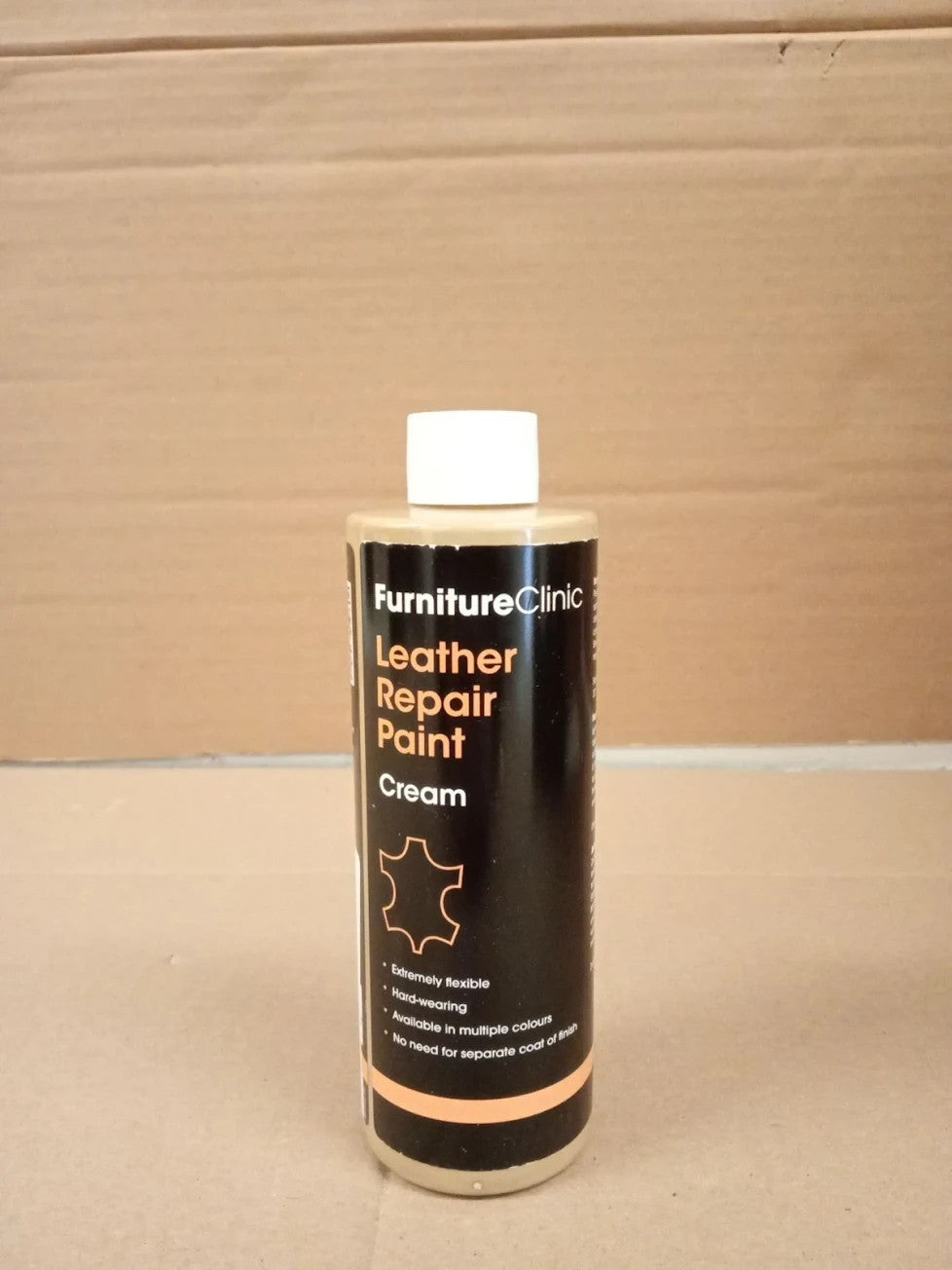 Furniture Clinic Leather Repair Paint Dye Self Seal Colourant 250ml Easy Leather