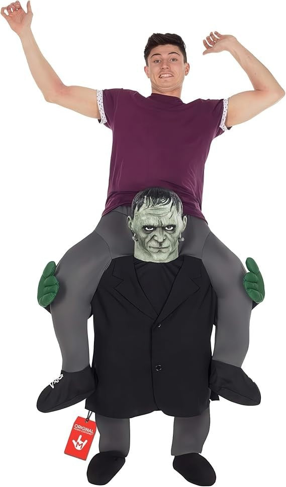Morph Piggyback Monster Halloween Costume Scary Ride On Costume Adults New