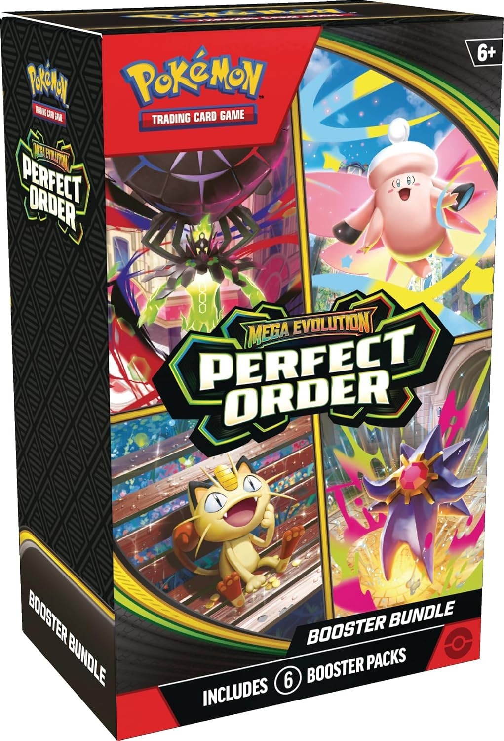 Pokemon TCG Mega Evolution Perfect Order Booster Bundle 6 Packs New
