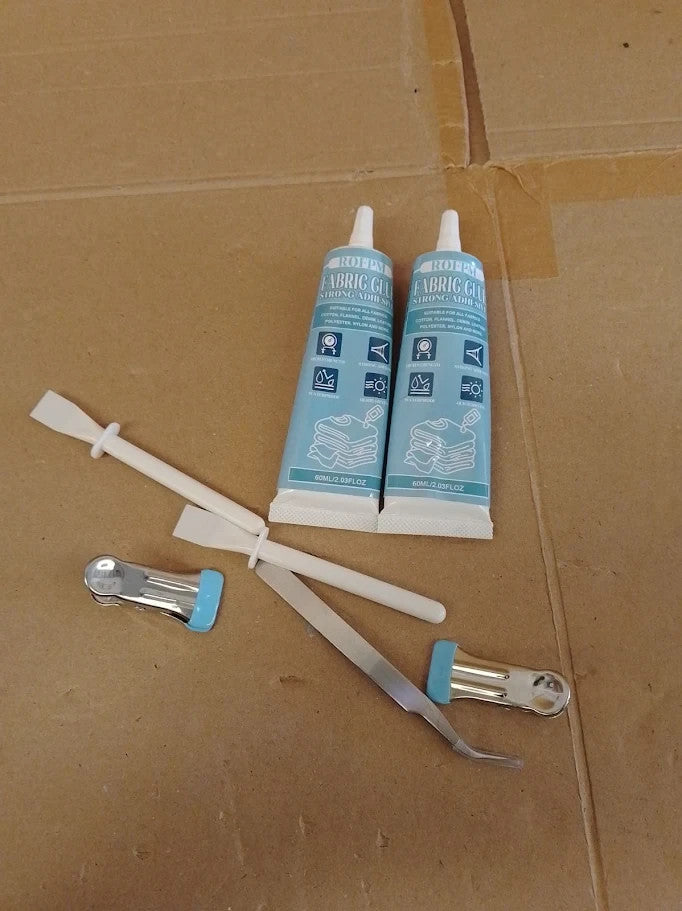 Fabric Glue Extra Strong Quick Bond Adhesive Machine Washable Dry Hemming New