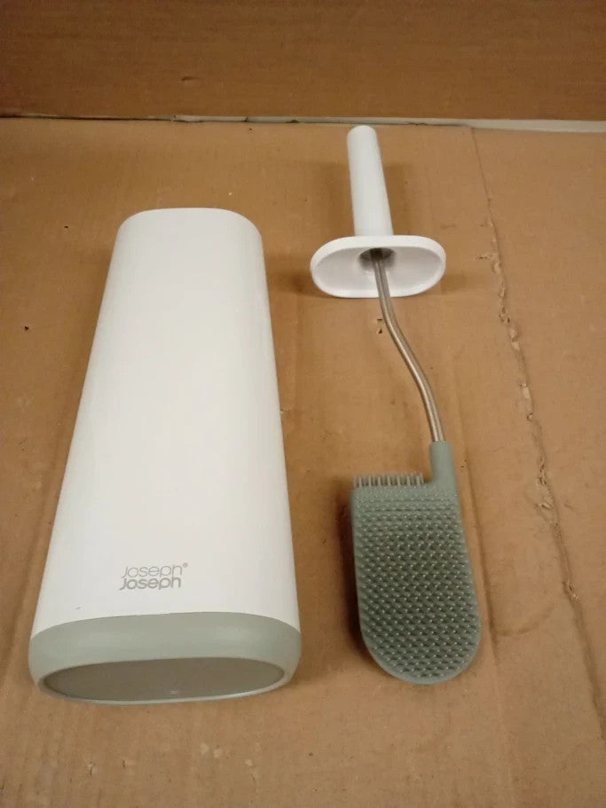 Joseph Joseph Flex Smart Hygienic Silicone Toilet Brush Holder White New