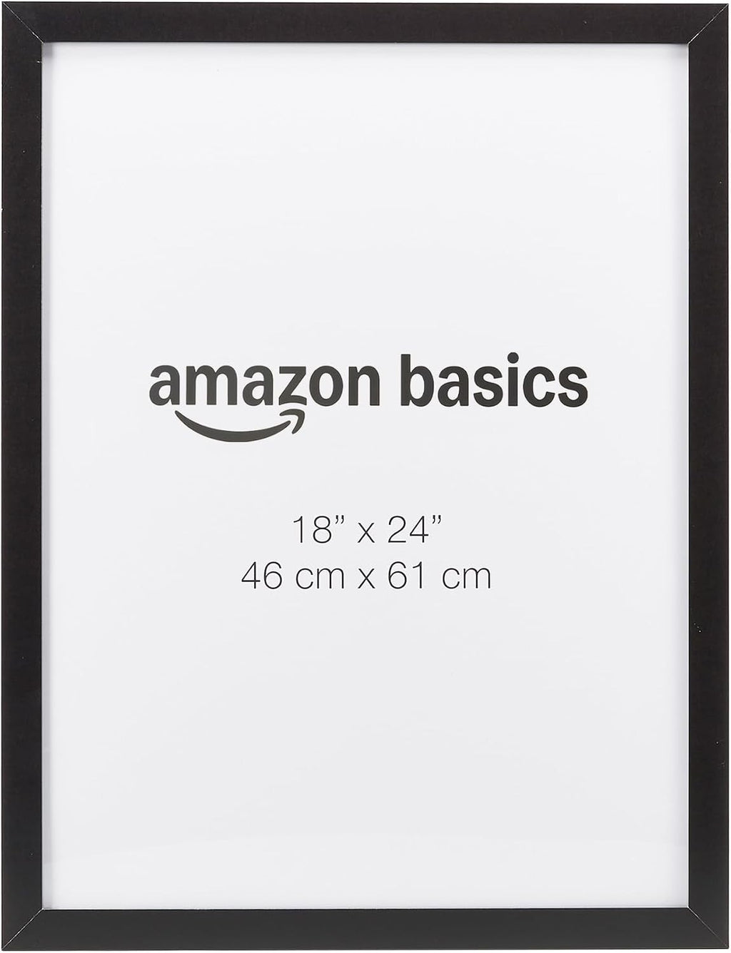 Amazon Basics Rectangular Wooden Poster Picture Frame 46x61cm Black New