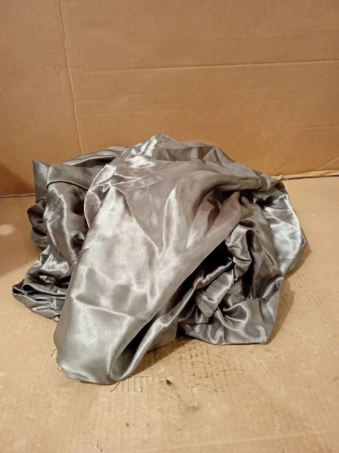 DuShow Satin Fitted Sheet Silky Deep Pocket Bed Sheets Breathable Double New