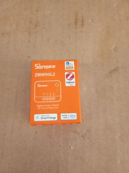 Sonoff Zigbee Smart Switch No Zero Neutral Wire Required 40x32x19mm New