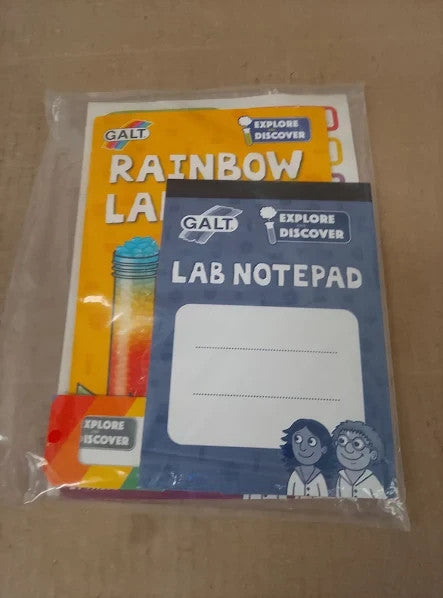 Galt Rainbow Lab Explore & Discover Childrens 12 Colourful Science Kit 5+