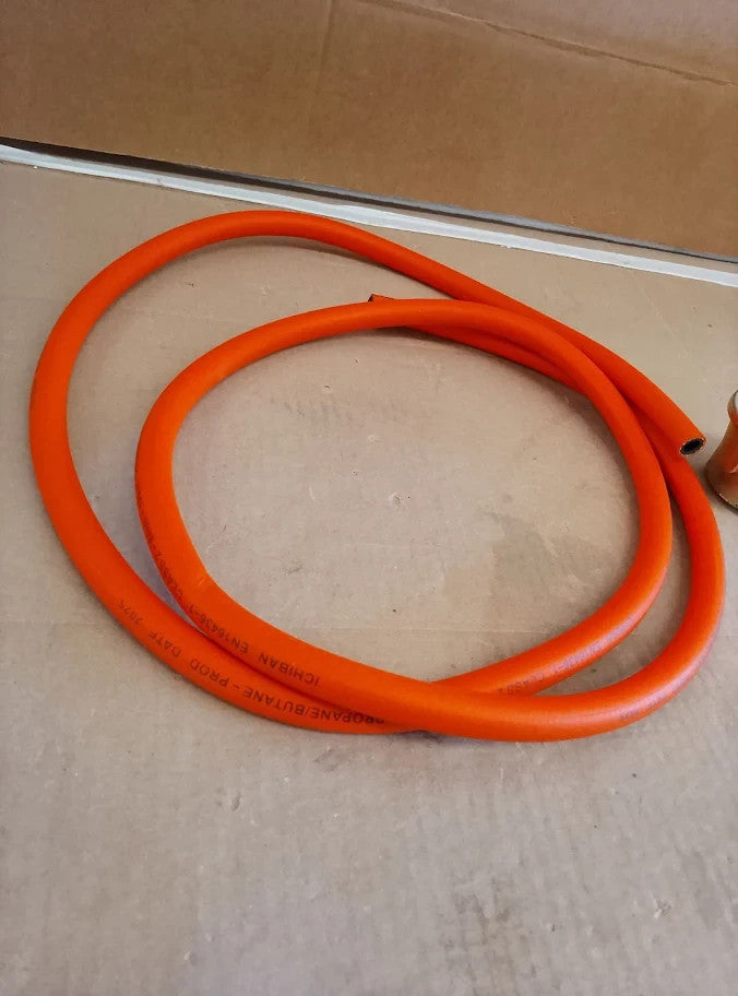 JD Brands Patio Gas Regulator 27mm Clip On With 2m Hose Flogas Propane Tanks New