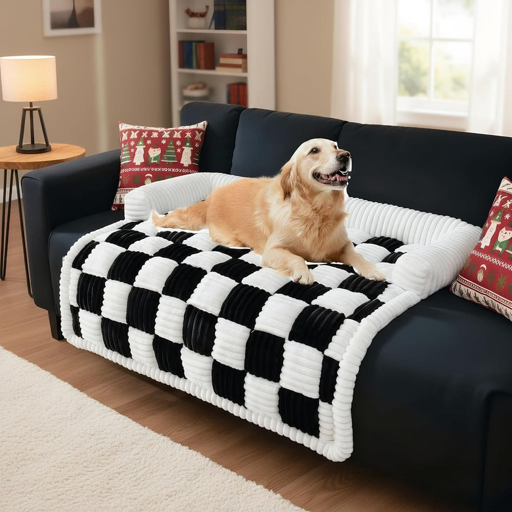 LiveGo Pet Couch Protector Covers Dogs Plush Washable Cozy 75x75cm New