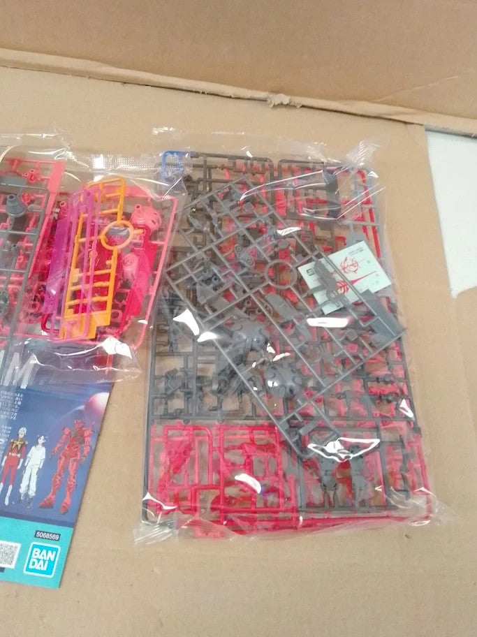 Bandai Hobby High Grade 1X144 Red Gundam Model Kit HG Series Easy Snap 8+ New