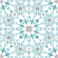 WallPops FP2949 Radiance Peel & Stick Floor Tiles Blue 12x12in 10 Pieces New