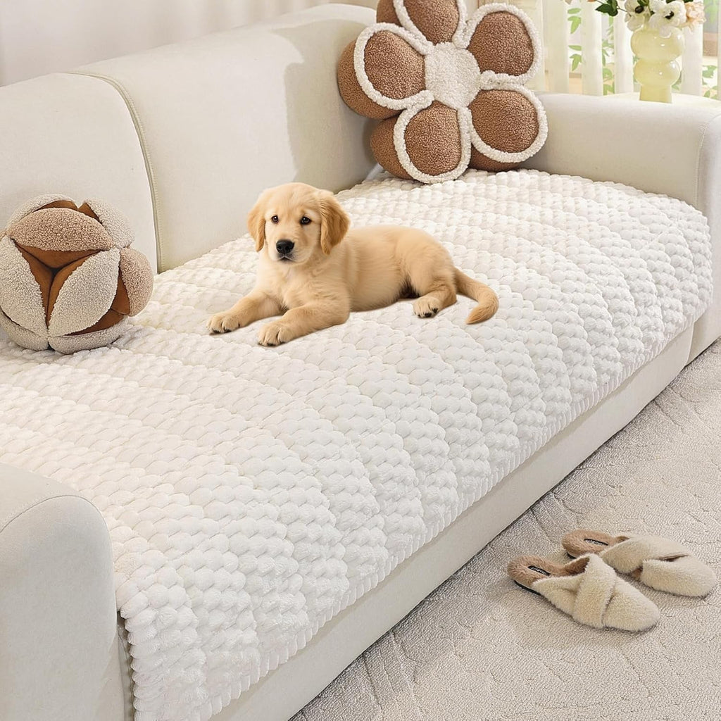 Royhom Pet Sofa Cover Washable Soft Thick Fuzzy 2 3 4 Seater Couch 90x160cm New