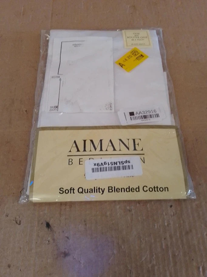 Aimane Long Bolster Pillowcase Cover Body Pillow Neck Support 152x50cm New