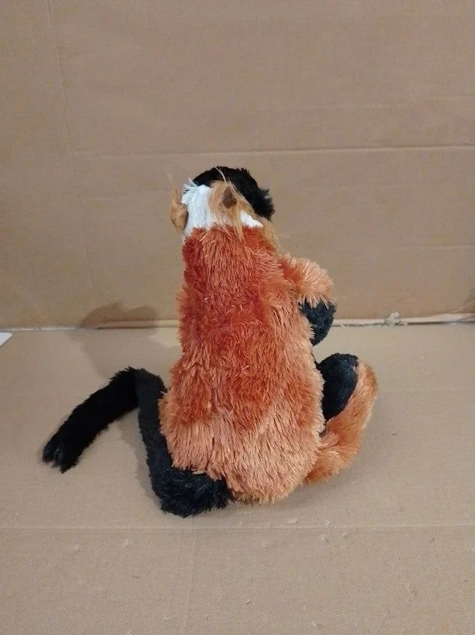 Wild Republic 30cm Cuddlekins Red Ruffed Lemur 12x3.15x11.5in New