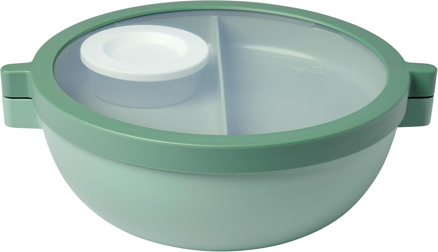 Mepal Vita Bento Lunch Bowl 1500ml Multi Compartment Salad Box Nordic Sage New