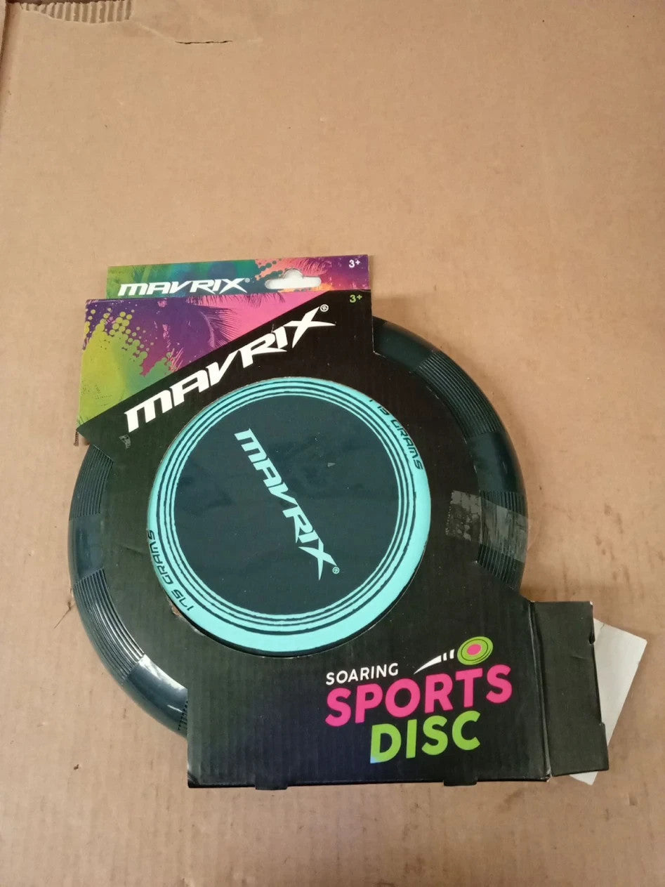 Mavrix Sports Disc Frisbee Kids Adults Flying Outdoor Garden Toy 25cm Diameter
