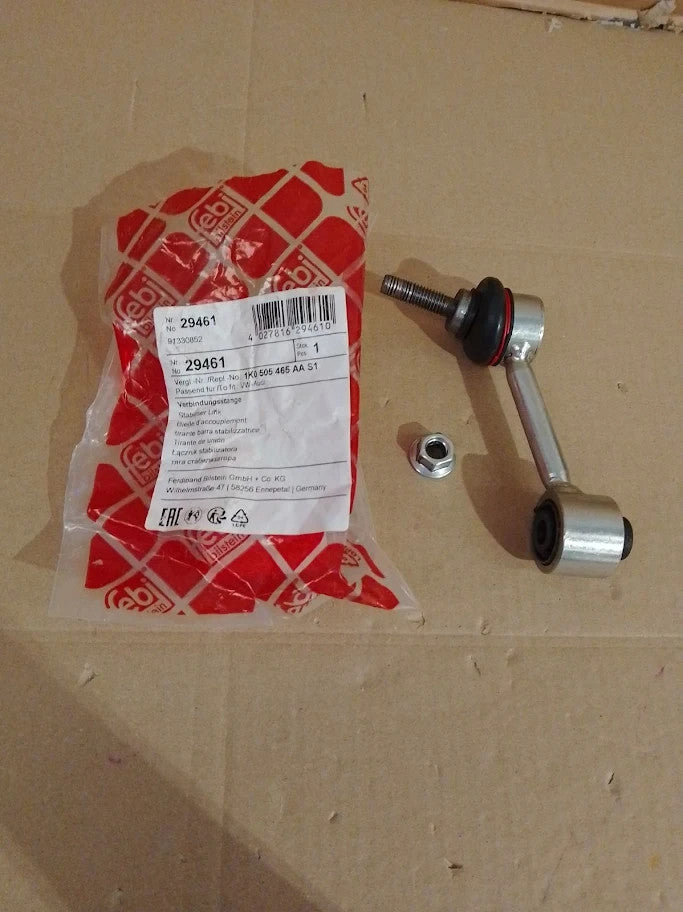 Febi Bilstein 29461 Stabiliser Link Lock Nuts Bolt Rear Pack Of One New
