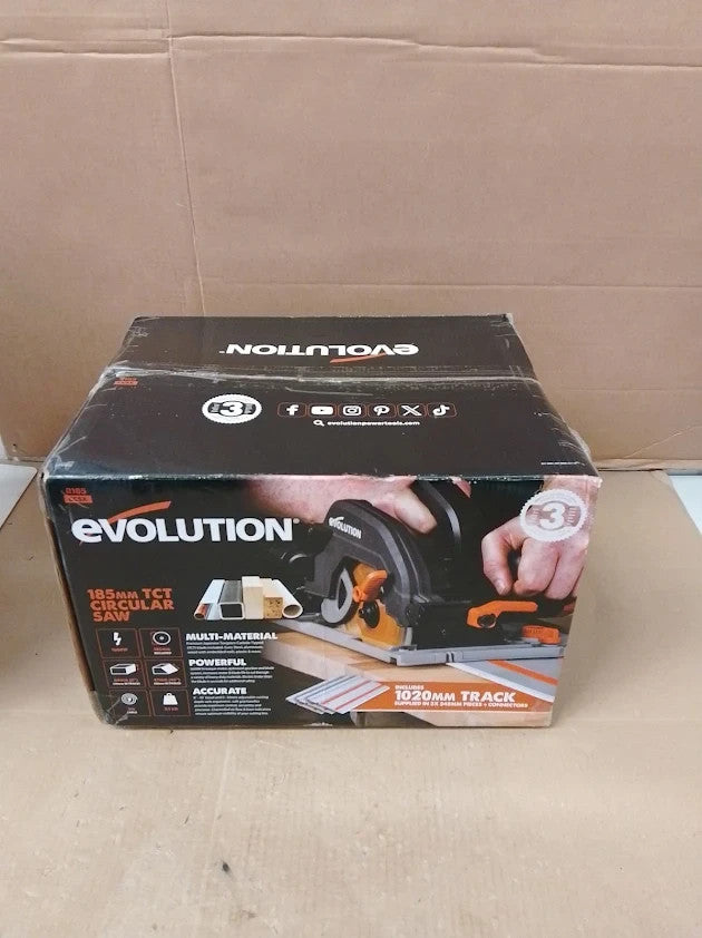Evolution Power Tools R185CCSX Circular Saw 1020mm Track Cuts Metal New