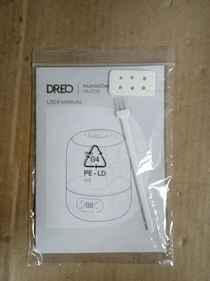Dreo Humidifier Bedroom Sensor 26dB Quiet Cool Mist Ultrasonic Home Black