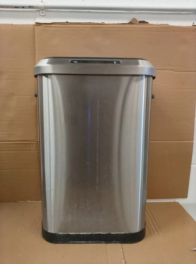 Habitat 50L Brushed Stainless Steel Sensor Bin Kitchen Bathroom Waste Design