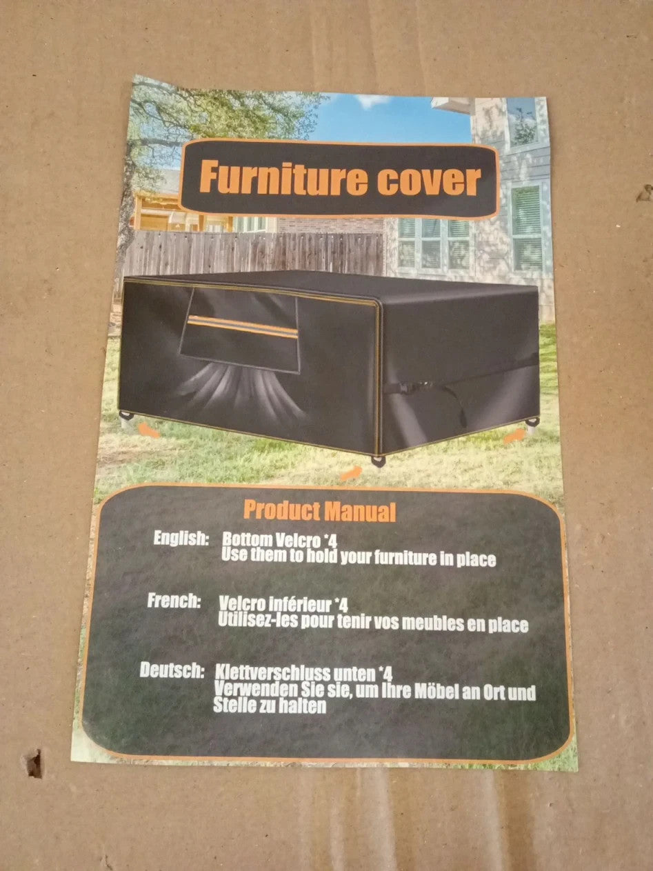 Outdoor Garden Furniture Covers Waterproof 300x250x100cm Rectangular 420D New
