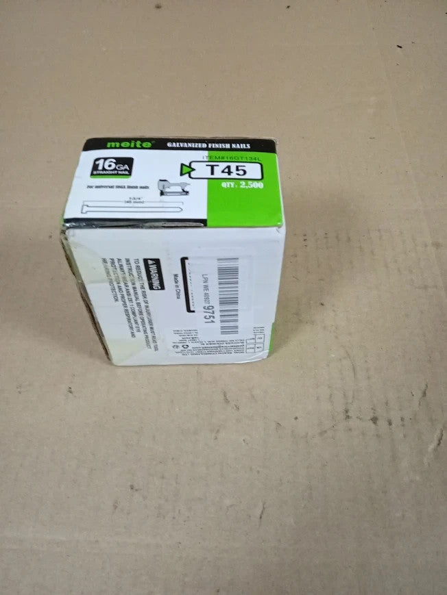 Meite 16 Gauge Finish Nails 45mm Galvanised 16GA Small Straight Finishing New