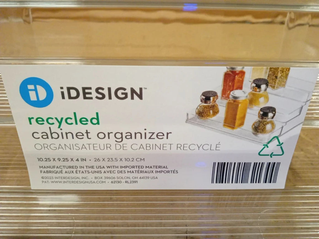 iDesign Spice Rack 3 Compartments Medium Size Display Cabinet Organiser New