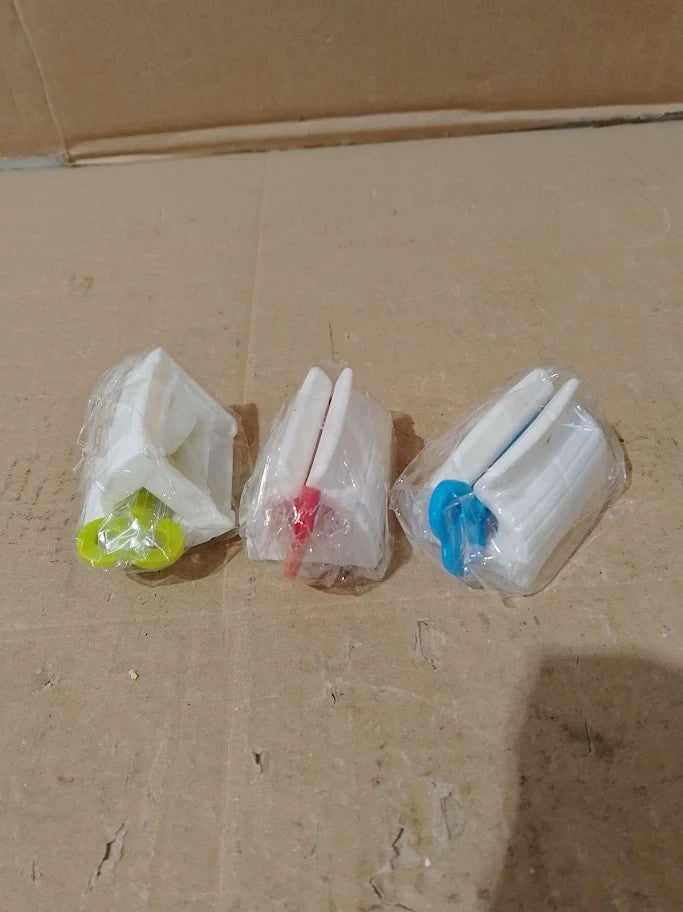 Toothpaste Tube Holder Seat Holder 3 Pack Bathroom Accessories Mixed Colors New