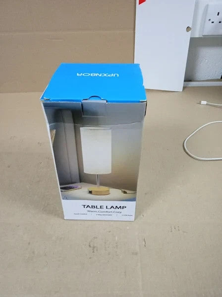 Upxbnor Bedside Table Lamp Bedroom Living Room Study Room Office 1.5m Cable New
