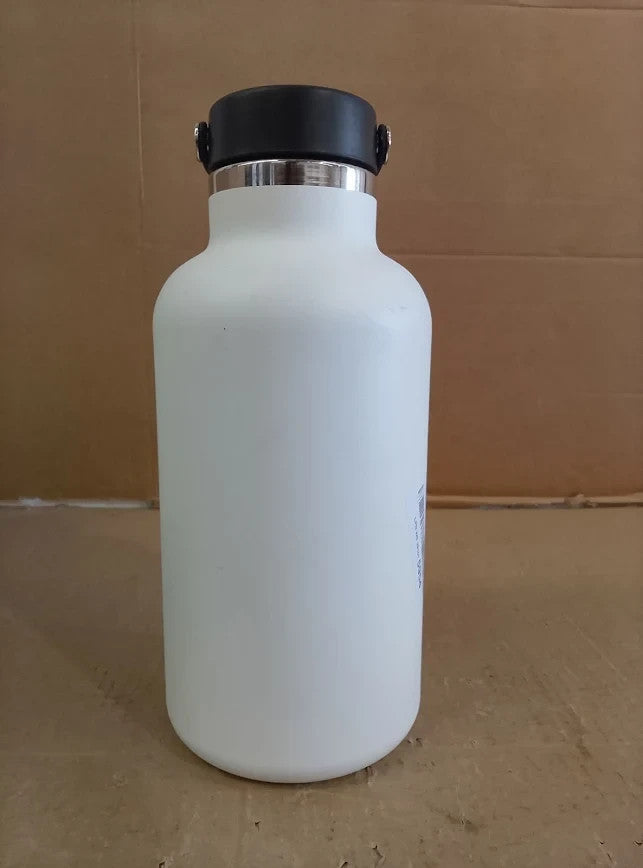 Hydro Flask Water Bottle 1893ml Vacuum Insulated Stainless Steel White