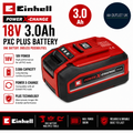 Einhell 18V 3.0Ah Power X Change Plus Battery Universal PXC Tools Durable Design