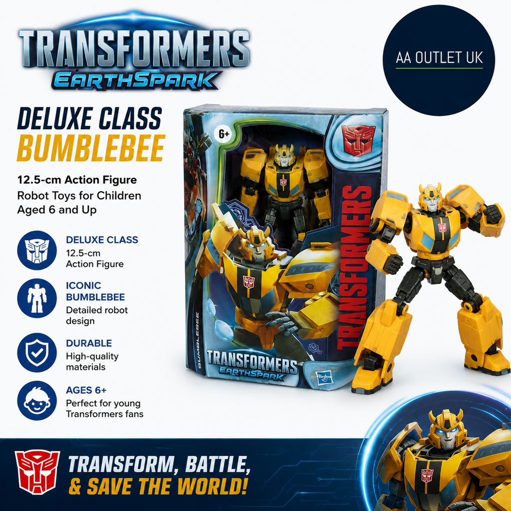 Transformers Toys Earth Spark Deluxe Class Bumblebee 12.5cm Action Figure 6+