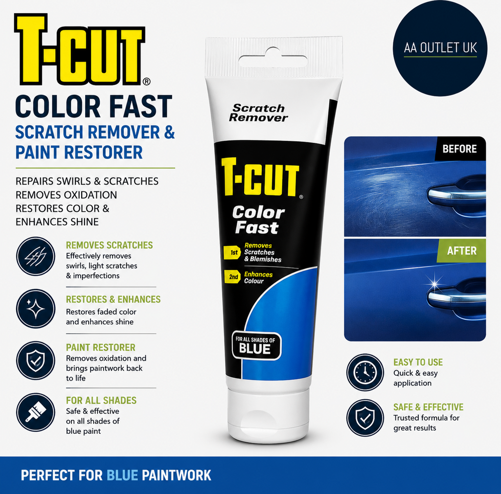T Cut Color Fast Scratch Remover Paint Restorer Repairs Swirls Scratches 150g