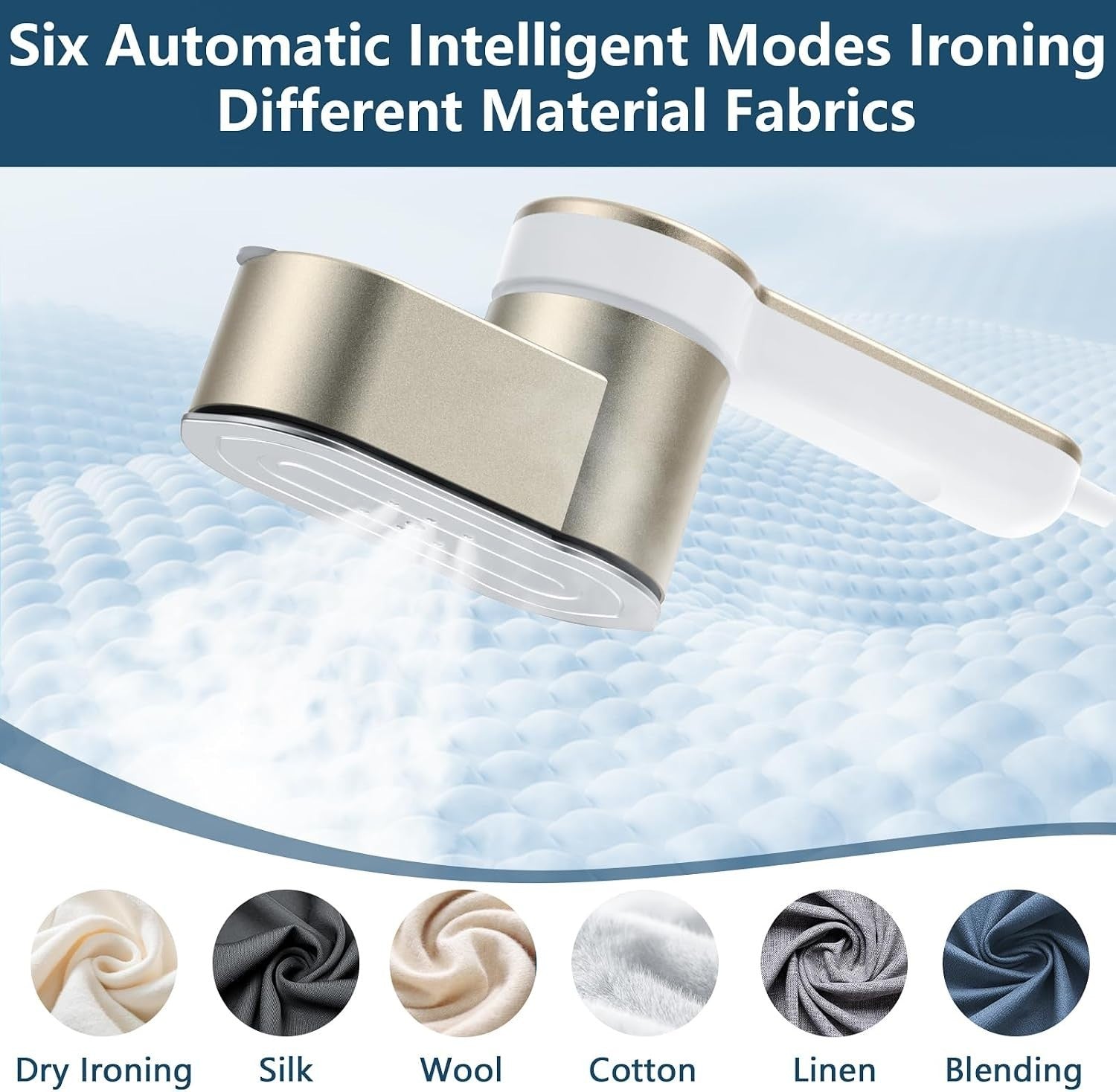 PKBD Travel Iron Handheld Clothes Steamer Travel Steamer Wrinkle Remover New