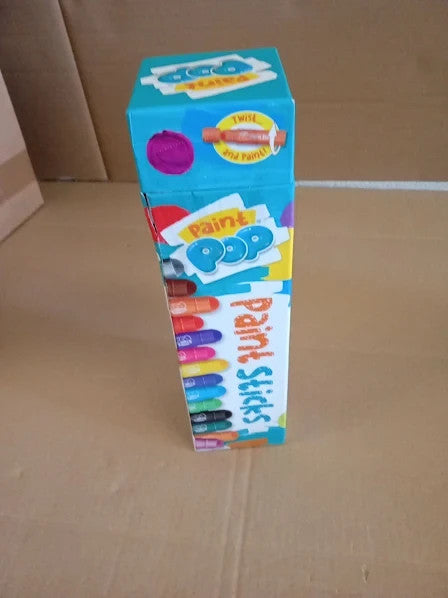 Paint Pop Paint Sticks Kids 29 Pack Assorted Colours Giant 30x8.7x8.7cm New