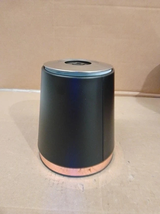 Tower Cavaletto Set of 3 Storage Canisters Tea Coffee Sugar Black Rose Gold