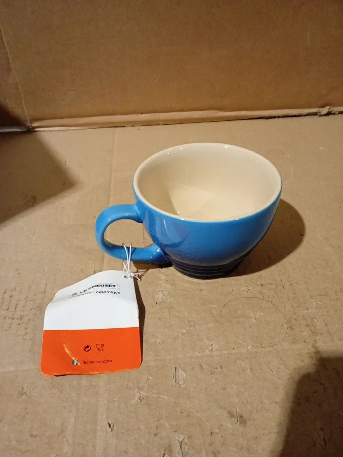 Le Creuset Stoneware Grand Mug 400ml Azure 70304402200002 Freezer Safe New