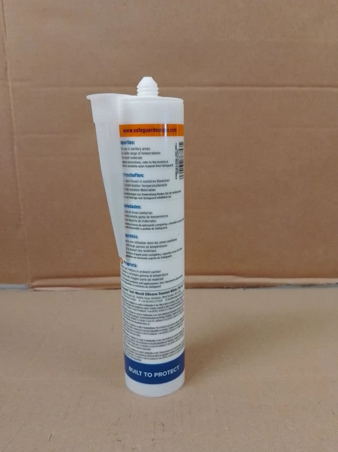 Dryzone Silicone Sealant White Anti Mould Waterproof Premium Sanitary Grade New