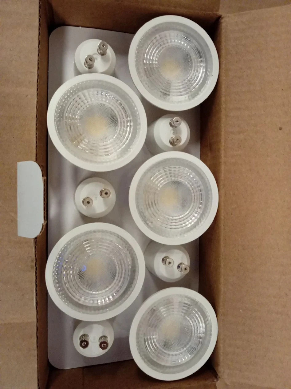 Lepro GU10 LED Bulbs Dimmable Cool White 6500K 4.5W =50W 345lm 10 Pack 38° New