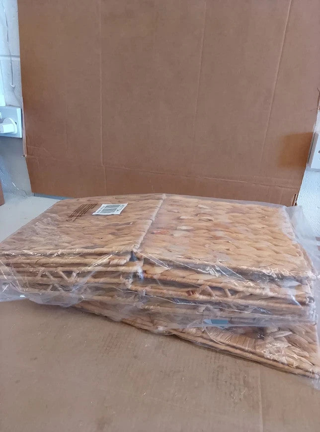 Habitat Set 2 Hyacinth Square Basket Storage 28x28x28cm New